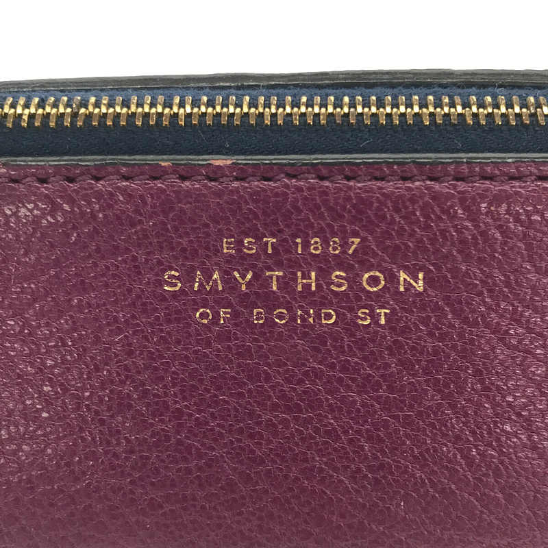 smythson / スマイソン レザー ペンケース ポーチ