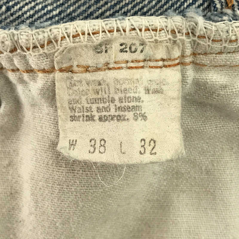 LEVI'S / リーバイス 66前期 501 VINTAGE DENIM PANTS ヴィンテージ シングル 刻印6 赤耳 セルビッチ デニム パンツ ケアタグ・パッチ有