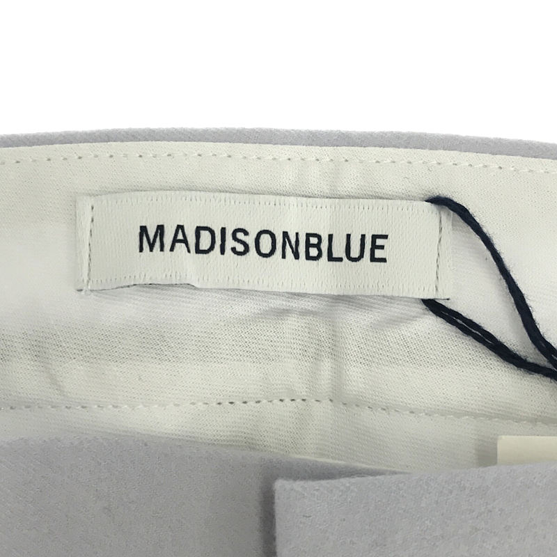 MADISON BLUE / マディソンブルー ウールフランネル 2タックハーフパンツ