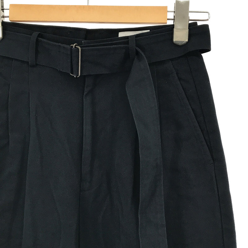 foufou / フーフー belted straight pants  ベルテッドストレートパンツ