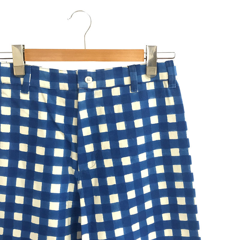 SZ Blockprints / エスゼット ブロックプリント IENA イエナ 取扱い DISCO PANTS GINGHAM チェック ディスコパンツ