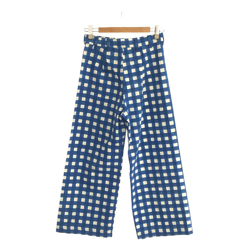 IENA イエナ 取扱い DISCO PANTS GINGHAM チェック ディスコパンツ ...