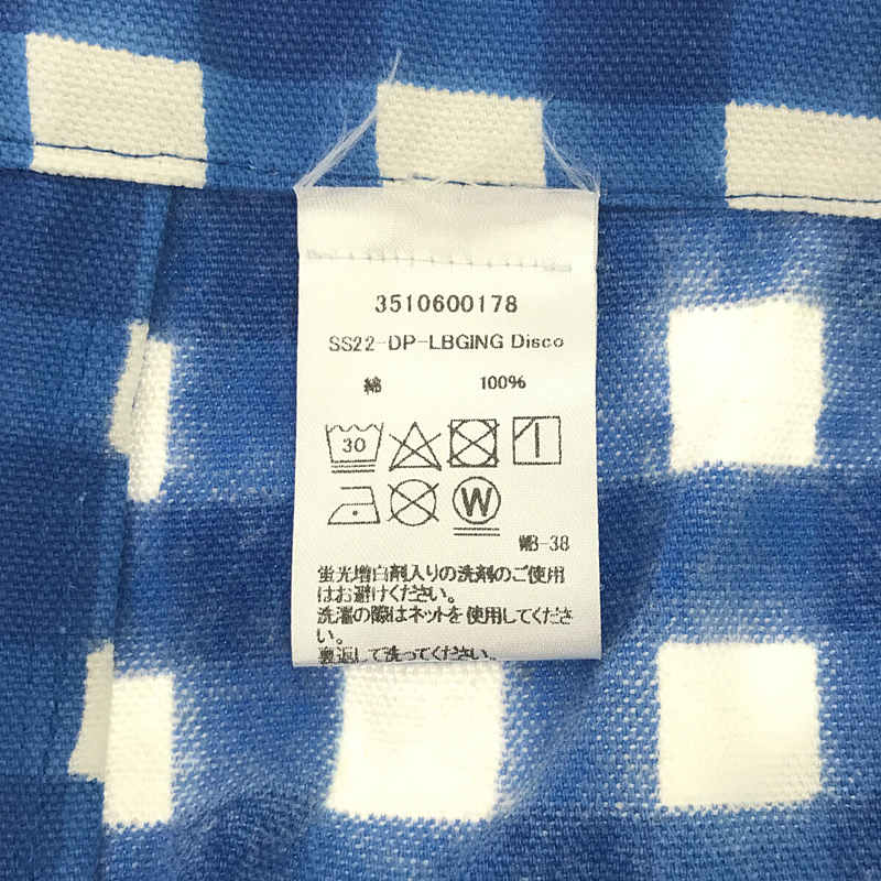 SZ Blockprints / エスゼット ブロックプリント IENA イエナ 取扱い DISCO PANTS GINGHAM チェック ディスコパンツ