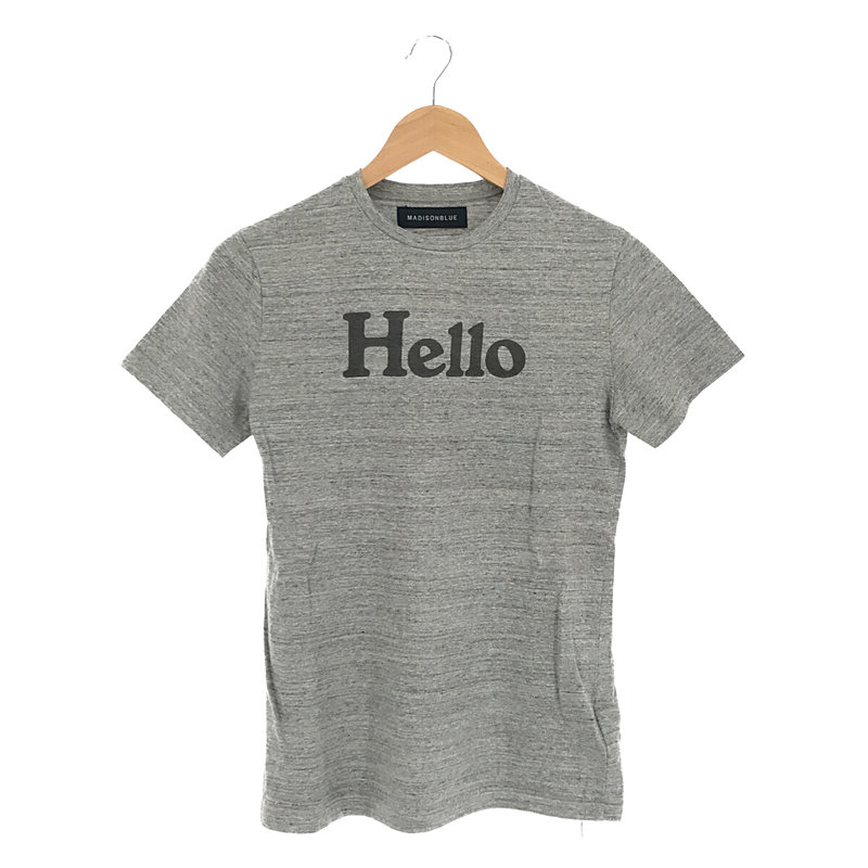 HELLO CREW NECK TEE クルーネックTシャツ GRMADISON BLUE / マディソンブルー