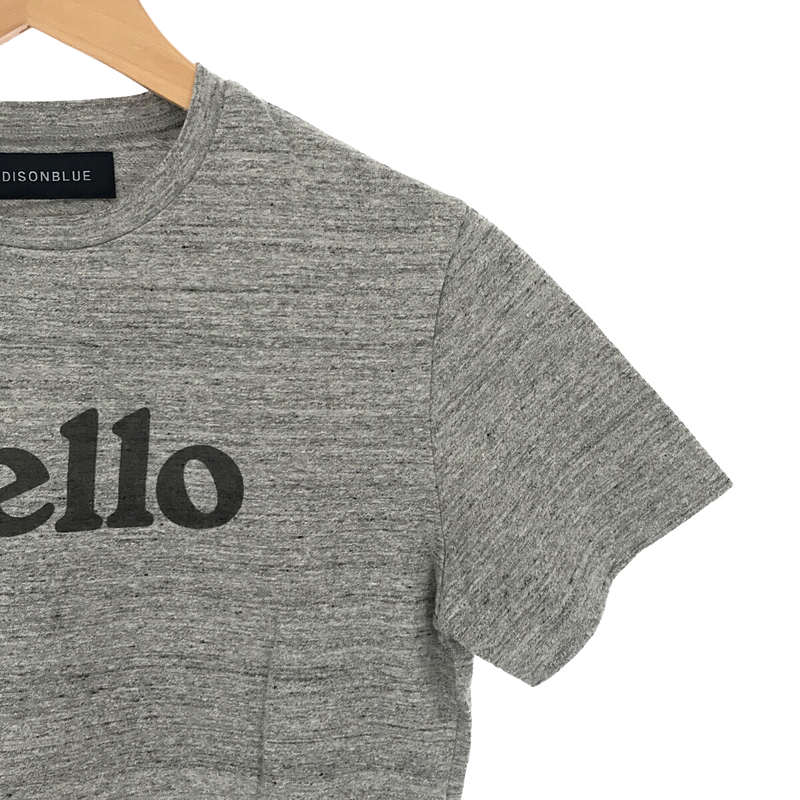 HELLO CREW NECK TEE クルーネックTシャツ GRMADISON BLUE / マディソンブルー