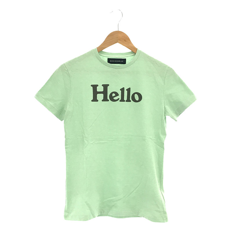 タグ付新品 MADISONBLUE マディソンブルー 定番 HELLO Tシャツ-