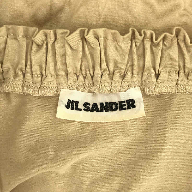 JIL SANDER / ジルサンダー ギャザー ノースリーブTシャツ