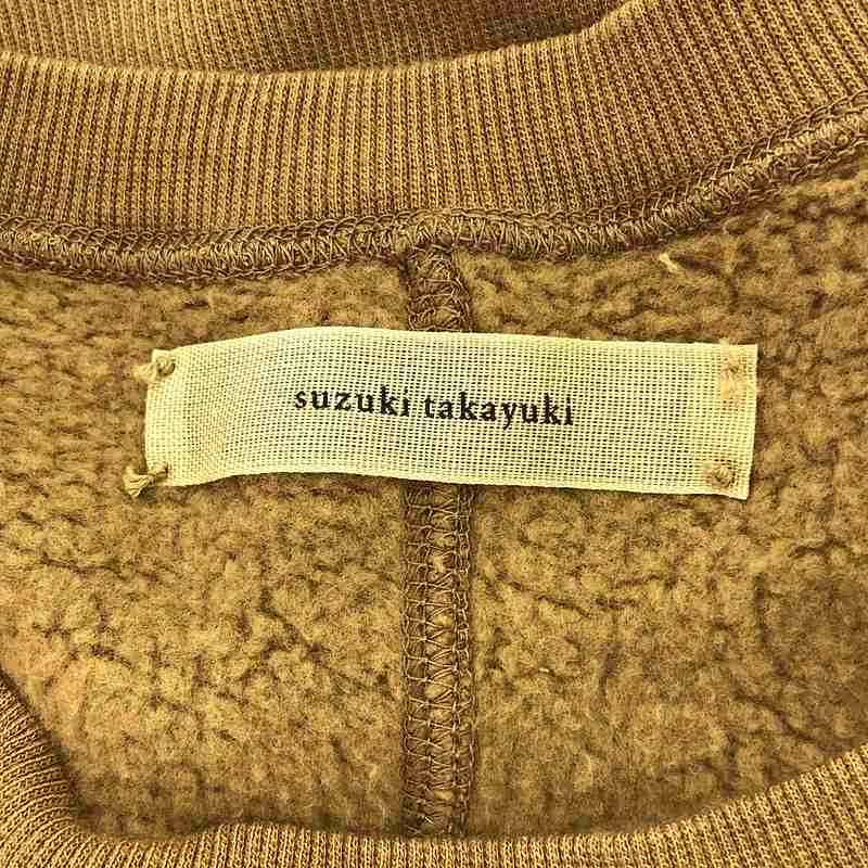 suzuki takayuki / スズキタカユキ sweat pullover 裏起毛トレーナー