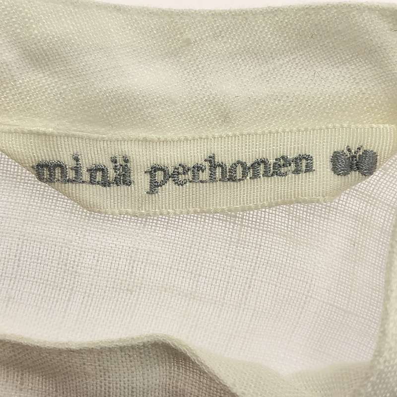 mina perhonen / ミナペルホネン ring flower リネン ブラウス