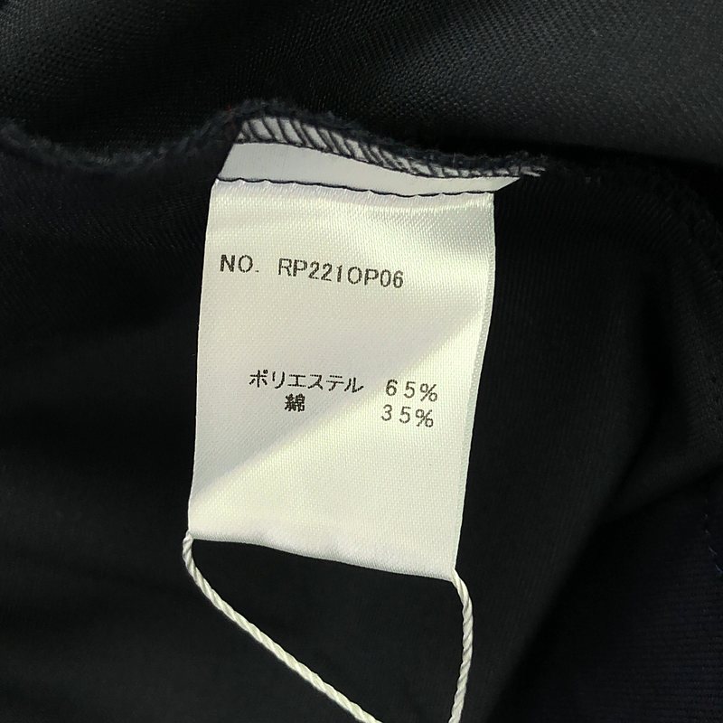 Re:poris / レポリス storm double flap オープンカラー ノースリーブ ロングワンピース