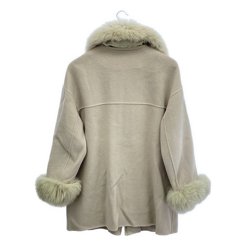 GRACE CONTINENTAL / グレースコンチネンタル ファー付き ウール ロングコート