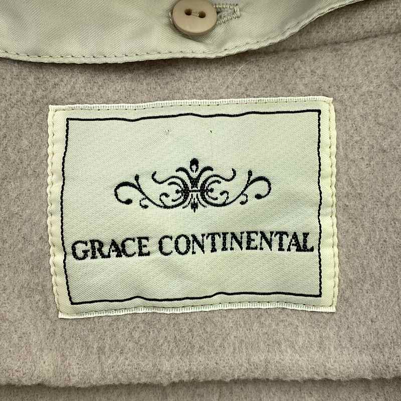GRACE CONTINENTAL / グレースコンチネンタル ファー付き ウール ロングコート