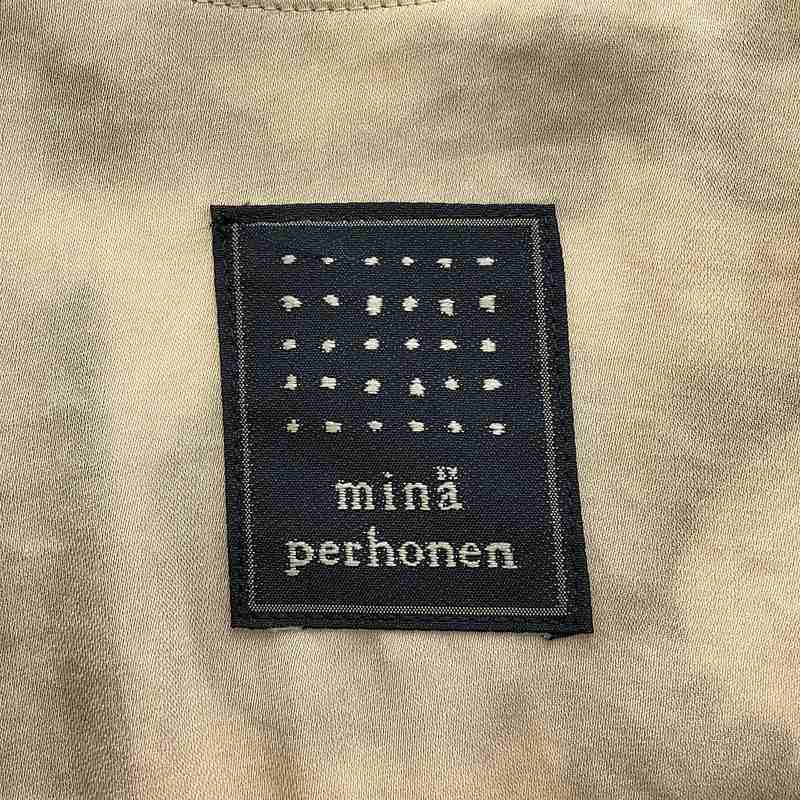 mina perhonen / ミナペルホネン luna リネンシルクアシンメトリーワンピース