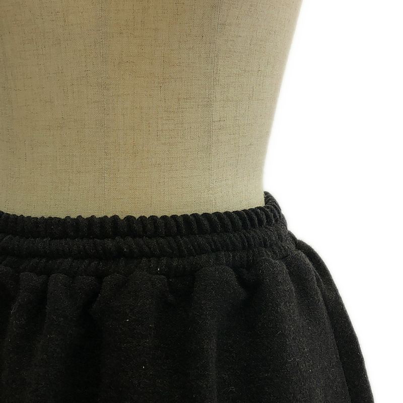 その他 ウール ドローストリング ワイド ロングスカート / 総裏地