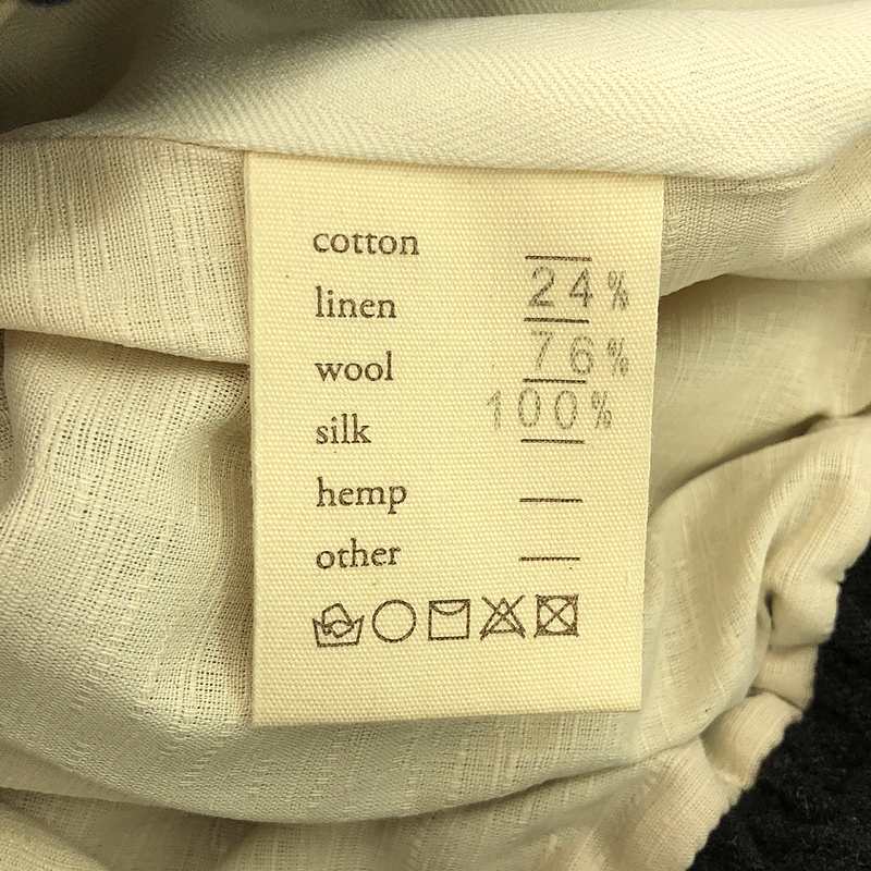 その他 ウール ドローストリング ワイド ロングスカート / 総裏地