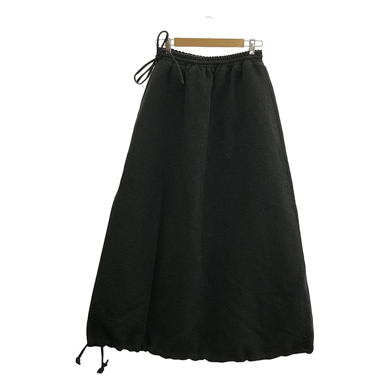 その他 ウール ドローストリング ワイド ロングスカート / 総裏地