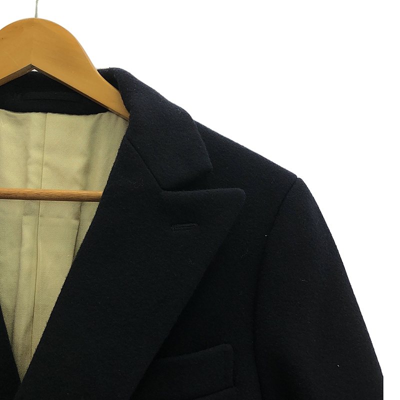 SCYE / サイ ウールカシミヤメルトン6Bダブルチェスターコート / 総裏地