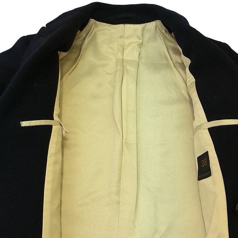 SCYE / サイ ウールカシミヤメルトン6Bダブルチェスターコート / 総裏地