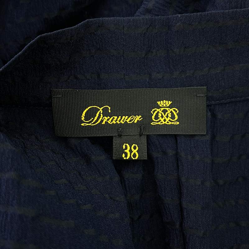 Drawer / ドゥロワー シルク混 ボウタイ リボン ブラウス