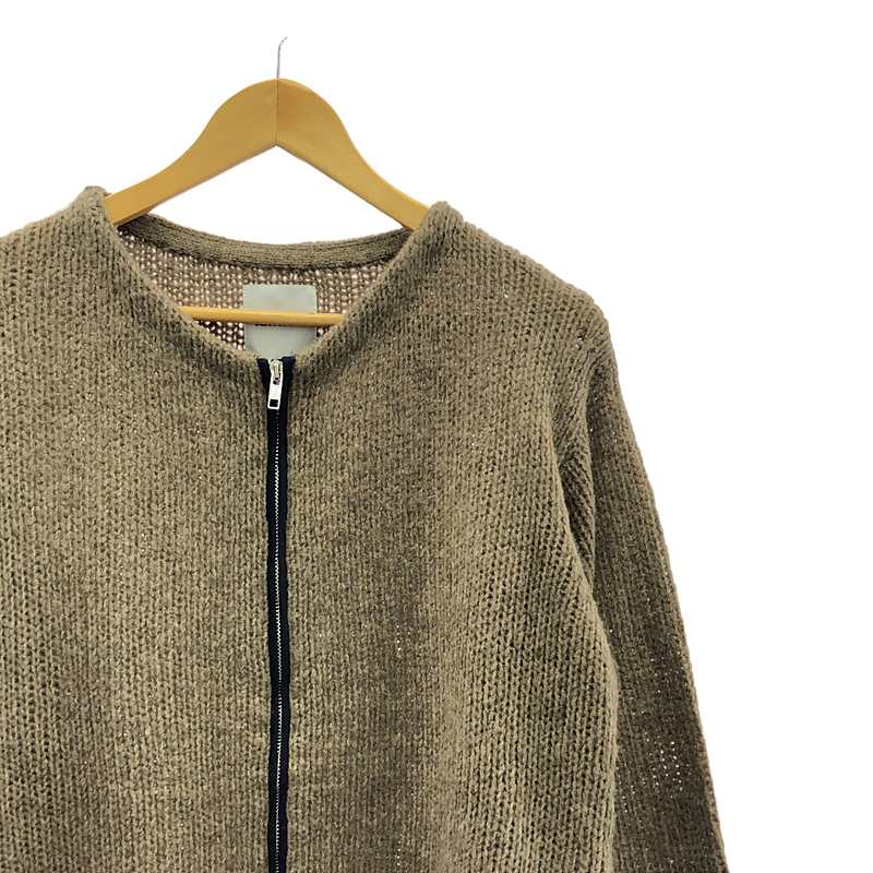 その他 カシミヤ混 パフスリーブカーディガン