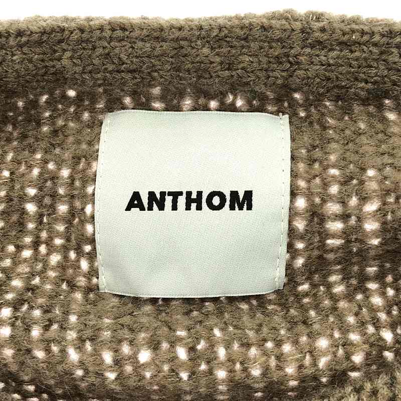 その他 カシミヤ混 パフスリーブカーディガン