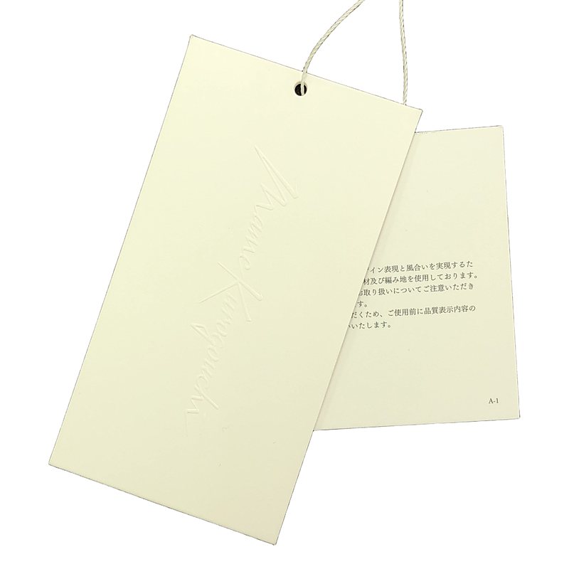 Mame Kurogouchi / マメクロゴウチ Random Ribbed Organic Cotton Sleeveless Top タンクトップ