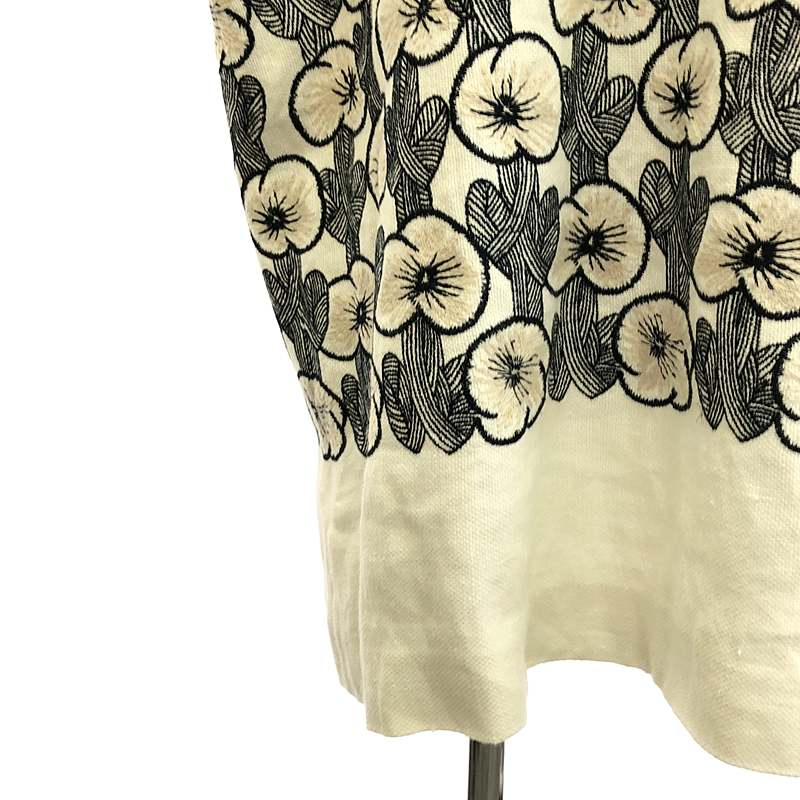 mina perhonen / ミナペルホネン hanakaze ノースリーブ リネン ワンピース