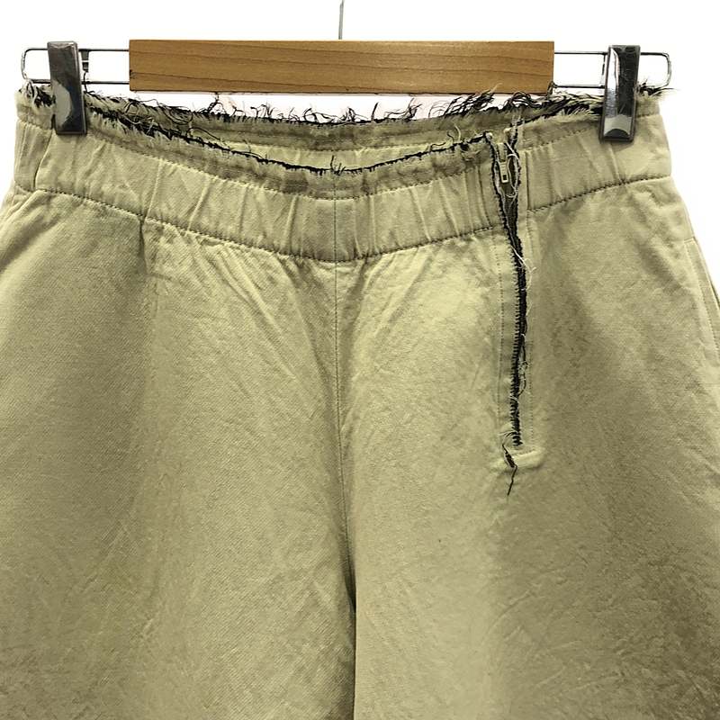 COMME des GARCONS / コムデギャルソン ムラ加工 カットオフ ワイド バルーンパンツ