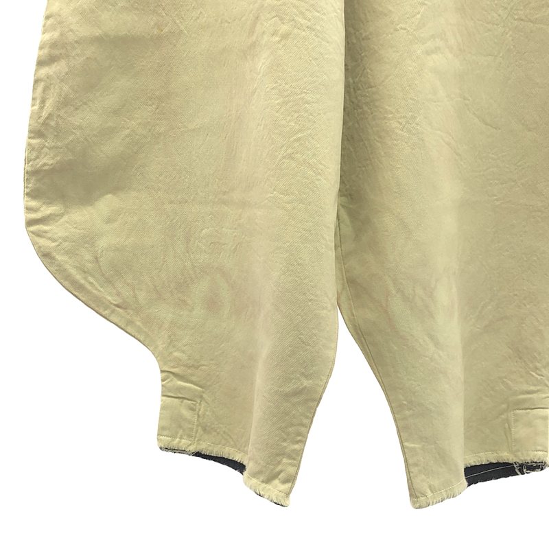 COMME des GARCONS / コムデギャルソン ムラ加工 カットオフ ワイド バルーンパンツ