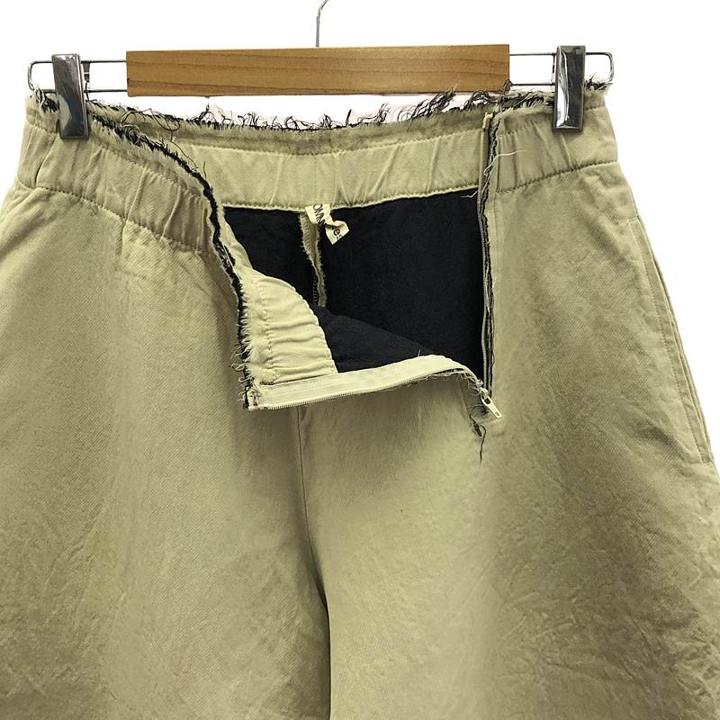 COMME des GARCONS / コムデギャルソン ムラ加工 カットオフ ワイド バルーンパンツ