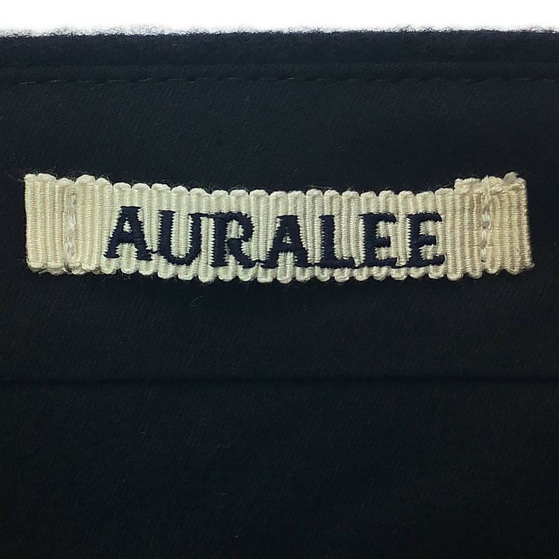 AURALEE / オーラリー cashmere flannel slacks / カシミヤ タック スラックスパンツ