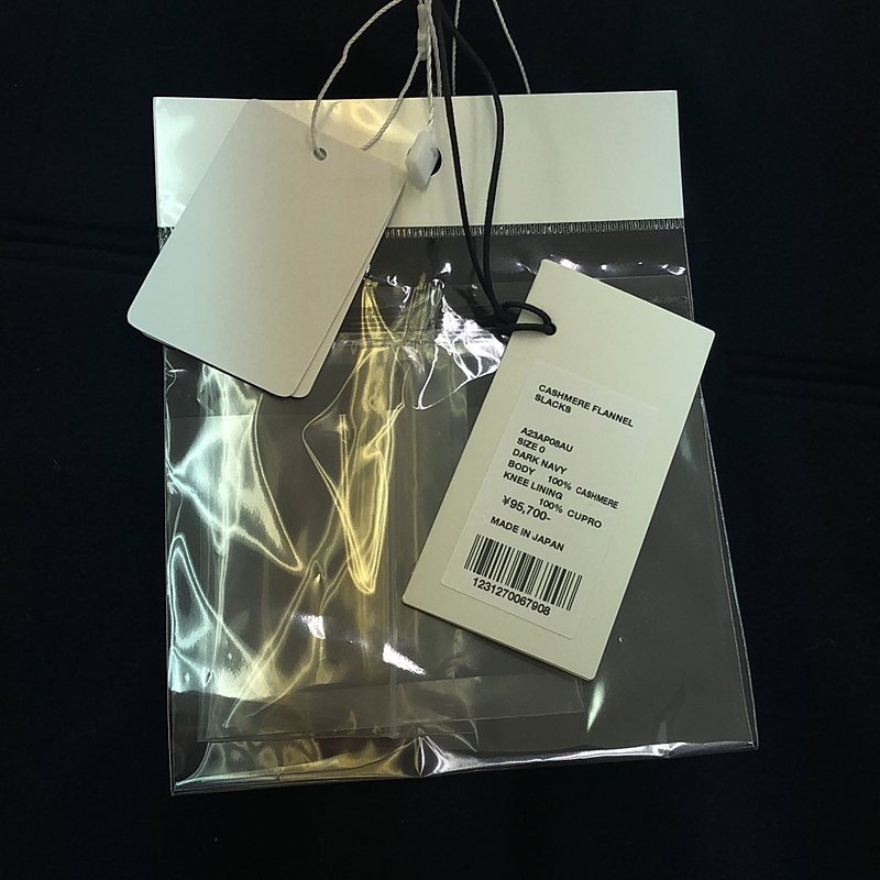 AURALEE / オーラリー cashmere flannel slacks / カシミヤ タック スラックスパンツ