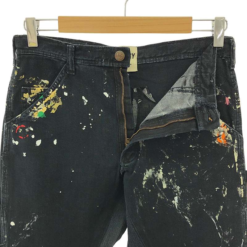 GALLERY DEPT. / ギャラリーデプト ペイント加工 再構築 リメイク カットオフ ブラックデニム ペインター パンツ