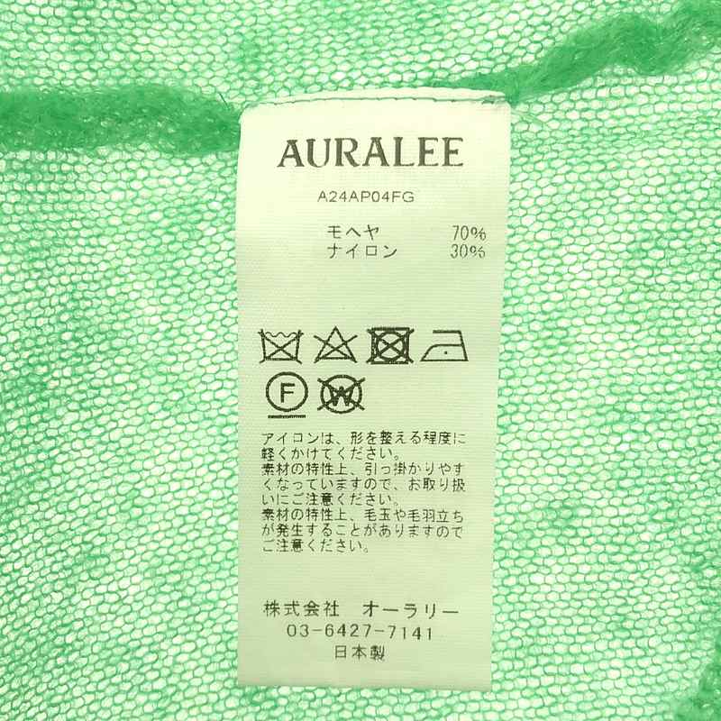 AURALEE / オーラリー KID MOHAIR SHEER KNIT BOAT NECK P/O ニット