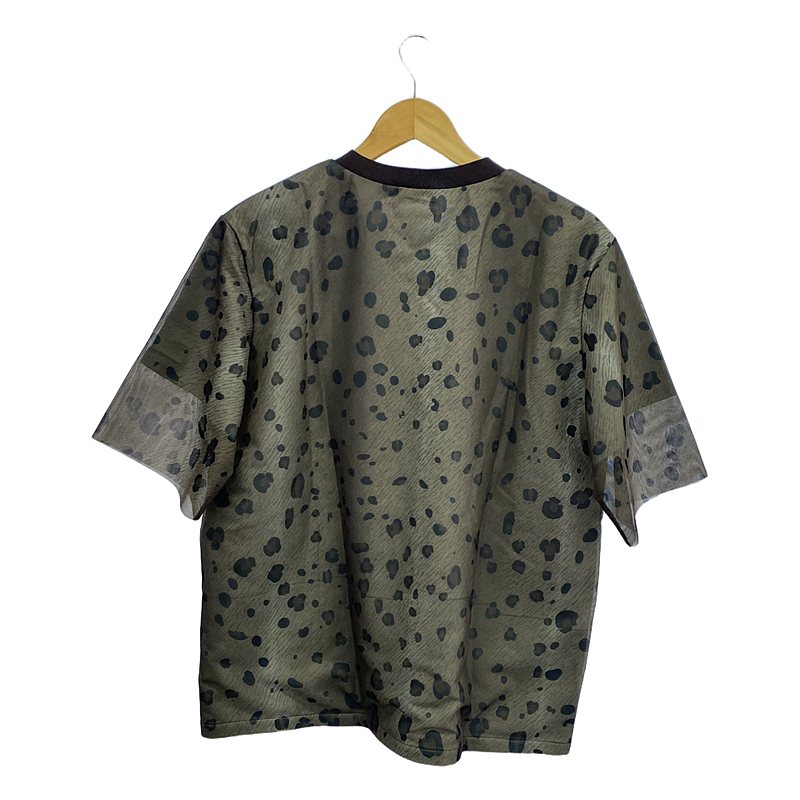 その他 レオパード メッシュ Tシャツ