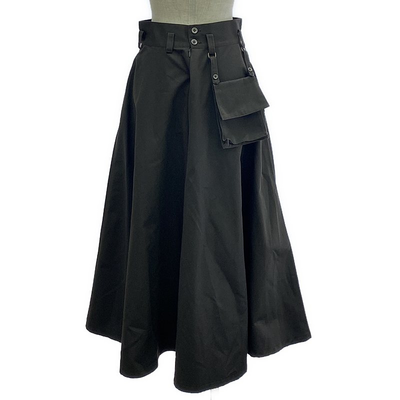 foufou / フーフー コットン フレア ロングスカート