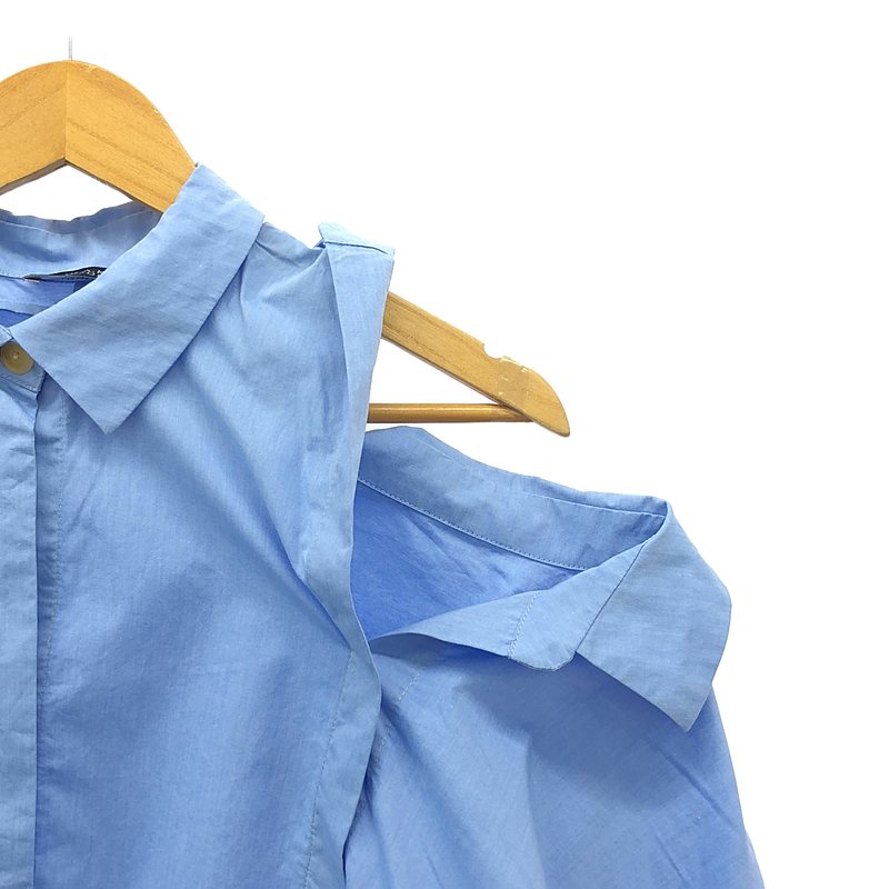 その他 コットン アシンメトリー シャツ