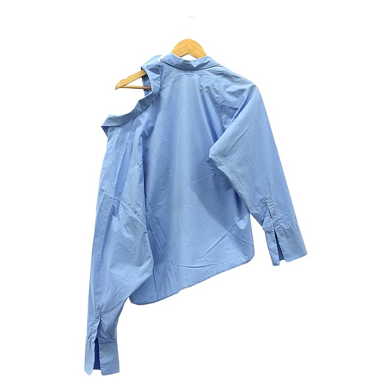 その他 コットン アシンメトリー シャツ