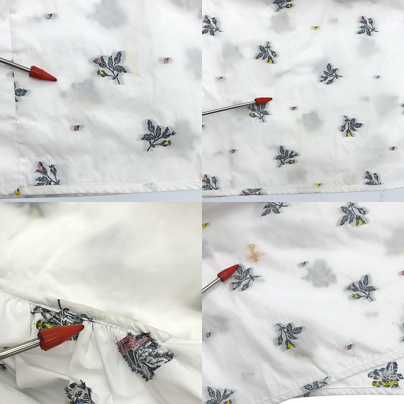 Cecilie Bahnsen / セシリーバンセン LIVA GOWN / エンブロイダリー ギャザー ボリューム ドレス ワンピース