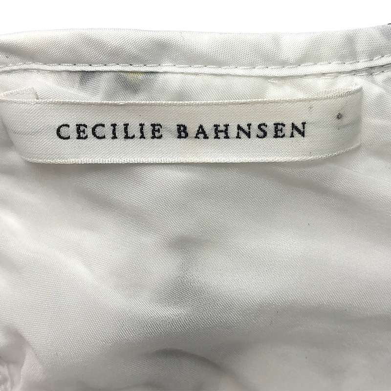 Cecilie Bahnsen / セシリーバンセン LIVA GOWN / エンブロイダリー ギャザー ボリューム ドレス ワンピース