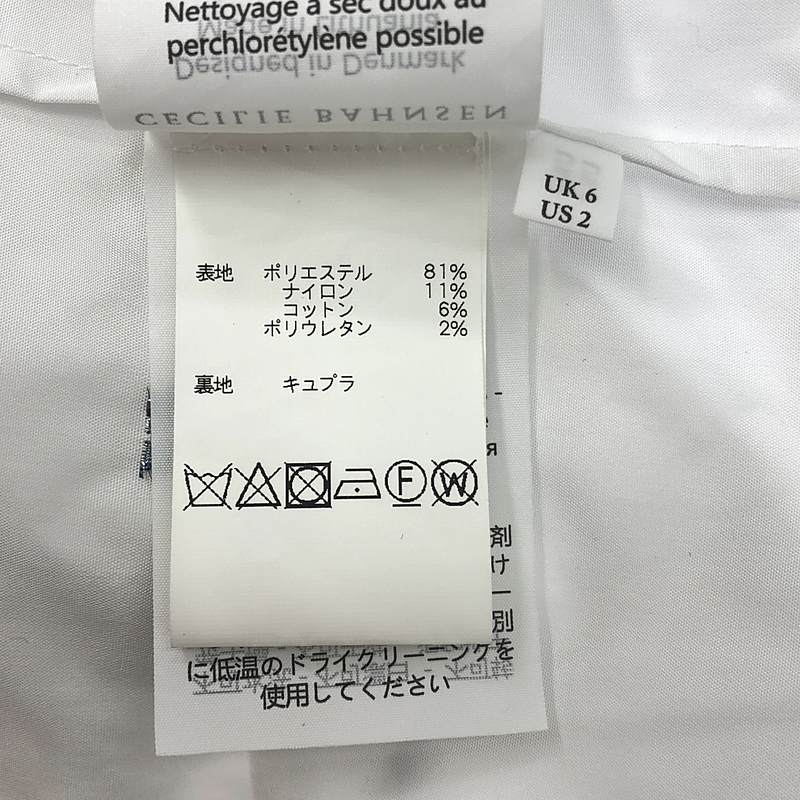 Cecilie Bahnsen / セシリーバンセン LIVA GOWN / エンブロイダリー ギャザー ボリューム ドレス ワンピース