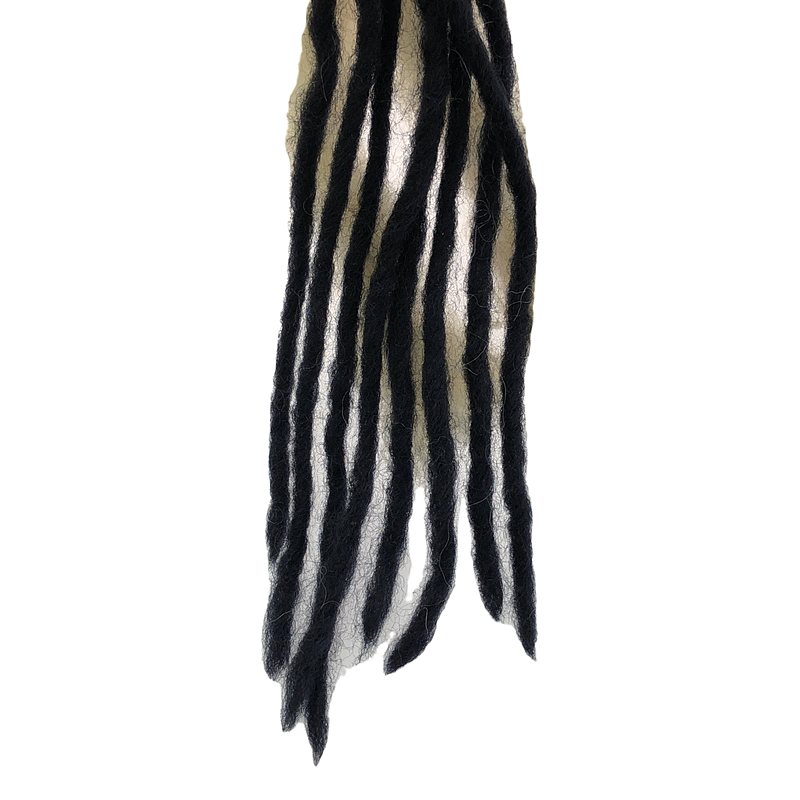 LOEWE / ロエベ モヘヤ アナグラム フリンジ 大判 ストール マフラー