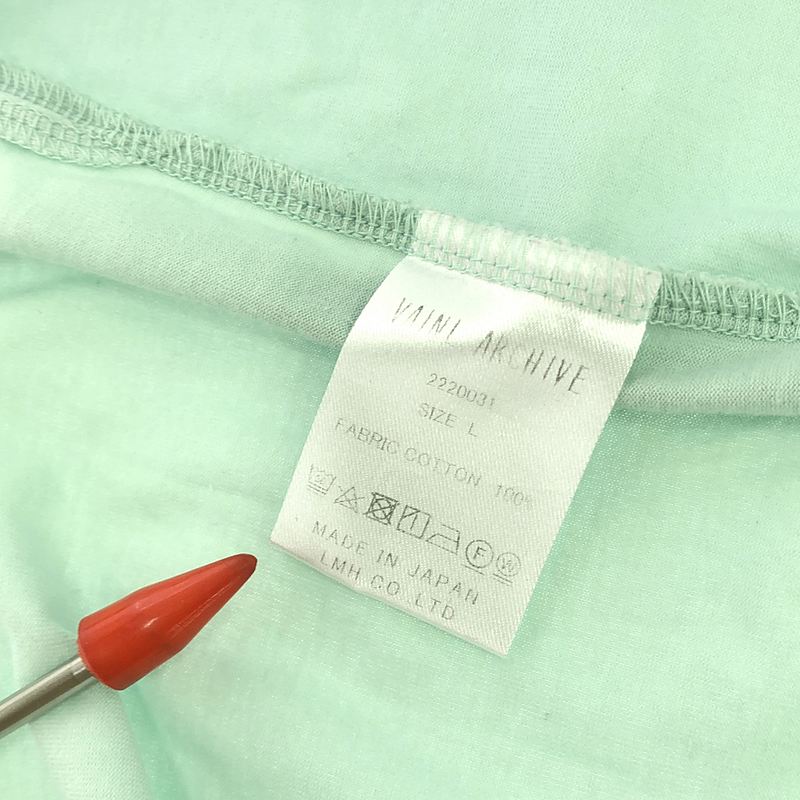 Vainl Archive / ヴァイナルアーカイブ × A.MISTER バックプリント オーバー Tシャツ カットソー