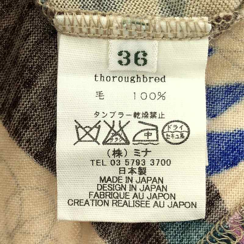 mina perhonen / ミナペルホネン thoroughbred クルーネックカットソー