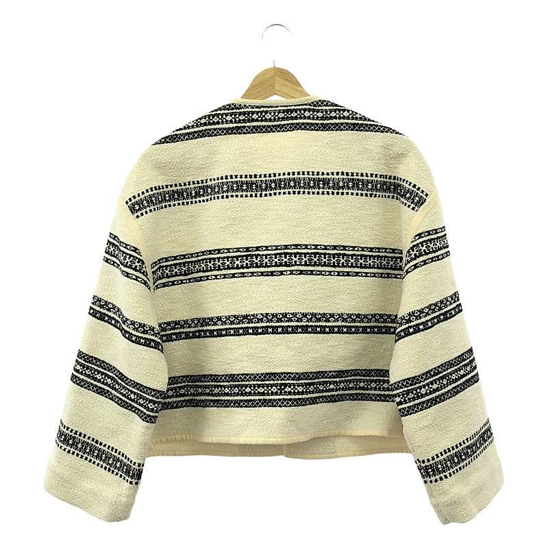 CELINE / セリーヌ バハ ツイード ノーカラージャケット