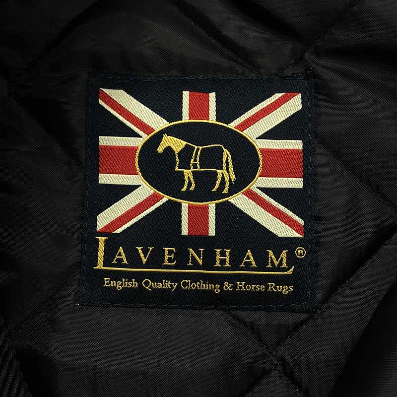 LAVENHAM / ラベンハム ALFRED BROWN / コーデュロイ切替 キルティング ジャケット / 着脱可フード