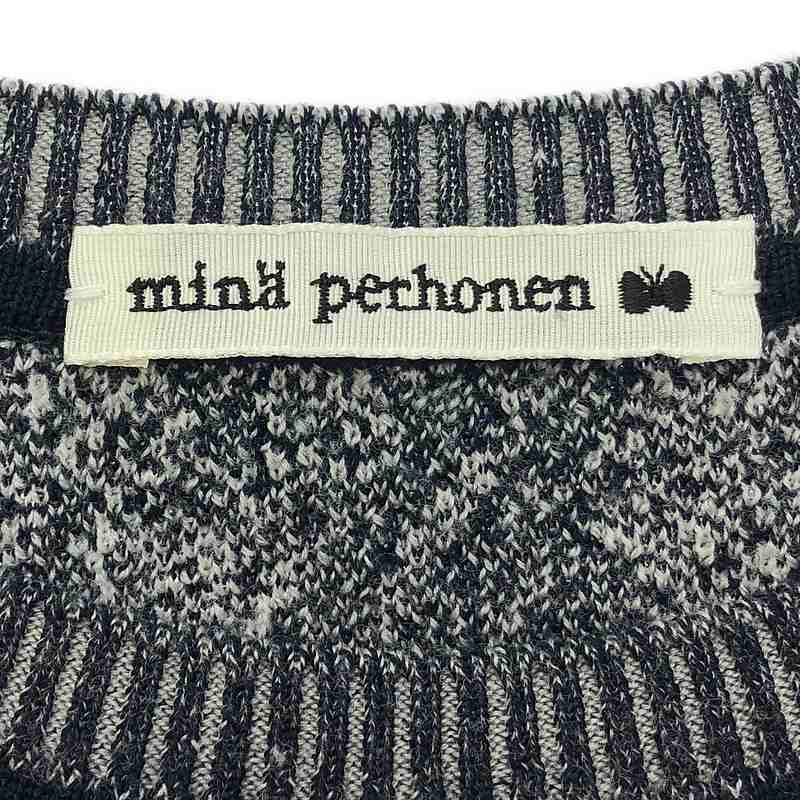 mina perhonen / ミナペルホネン lumiukko クルーネックニット