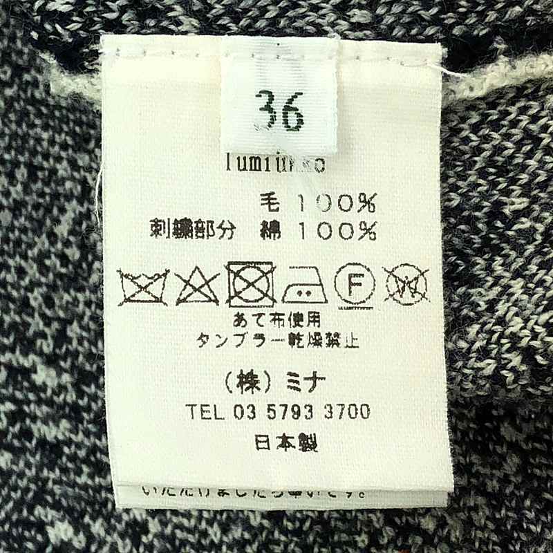 mina perhonen / ミナペルホネン lumiukko クルーネックニット