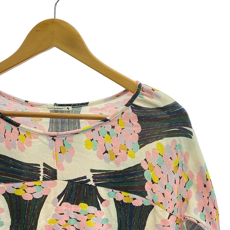 mina perhonen / ミナペルホネン merci 総柄 コットン タンクトップ