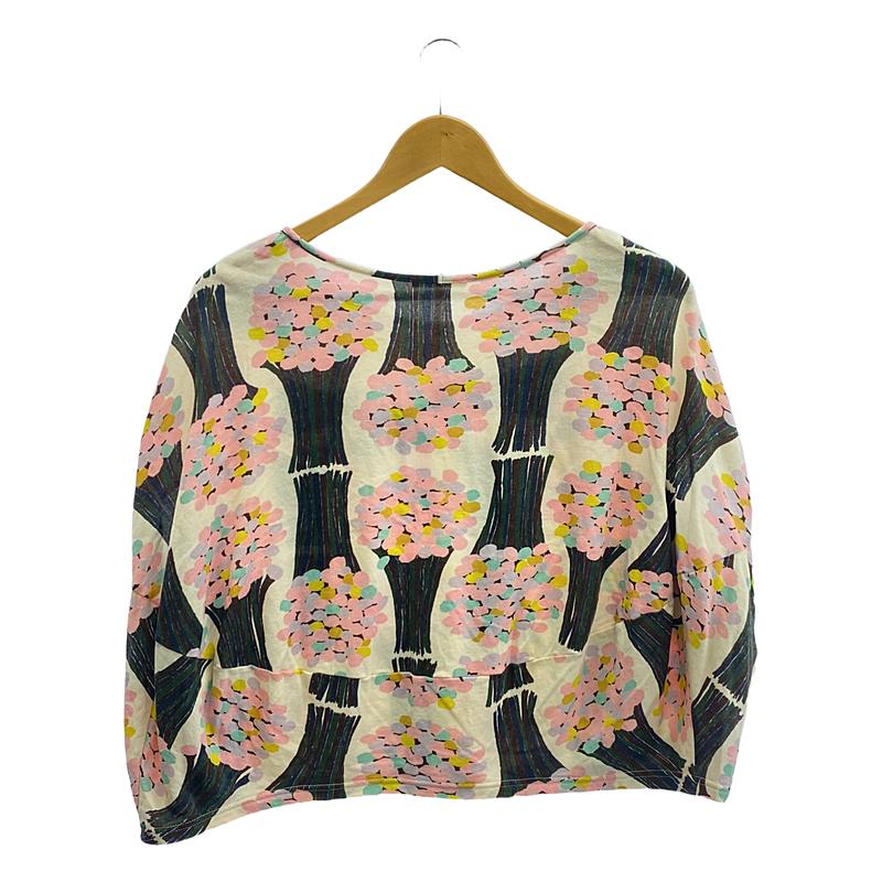 mina perhonen / ミナペルホネン merci 総柄 コットン タンクトップ